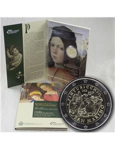 SAN MARINO 2013 Pinturicchio, 2 euro commemorative FDC