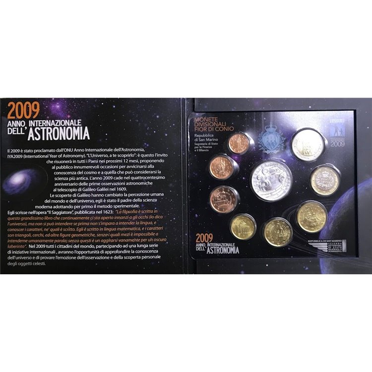 SAN MARINO 2009 Serie Divisionale 9 Monete FDC