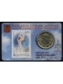 VATICANO 2011 Stamp & Coin Card n° 1 Beatificazione Papa Giovanni Paolo II
