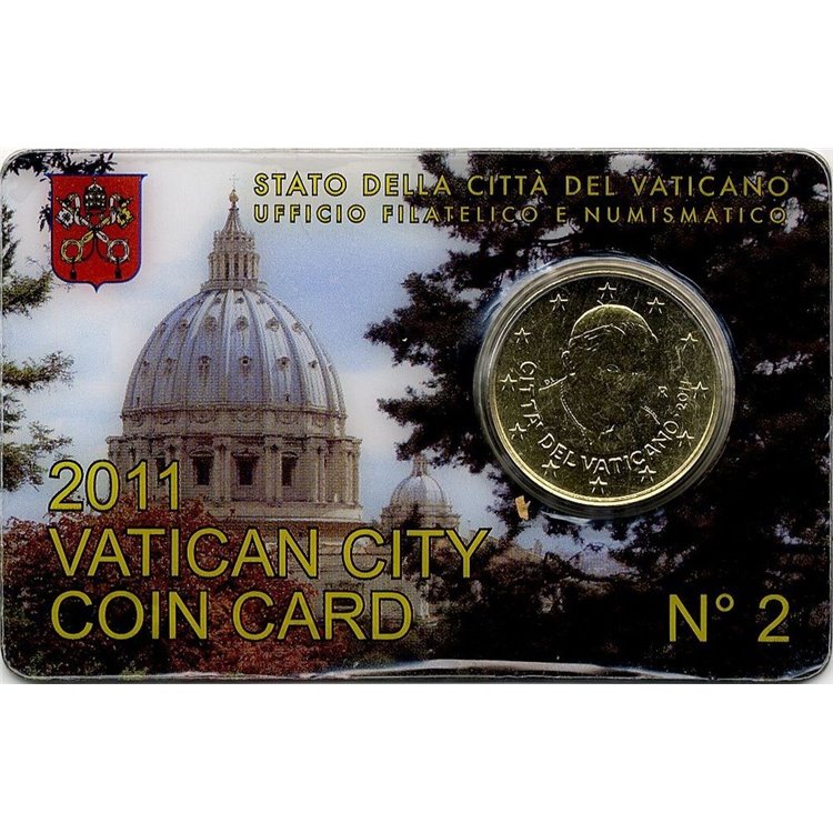 VATICAN 2011 Coin Card n° 2