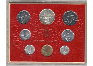 VATICAN 1969 John Paul VI Year VII, 8 coins UNC