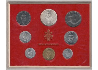 VATICAN 1971 John Paul VI Year IX, 8 coins UNC