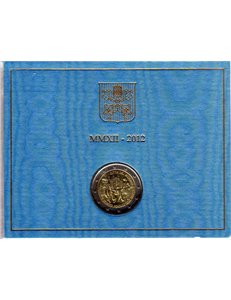 VATICANO 2012 Incontro mondiale delle famiglie, 2 euro commemorativi FDC