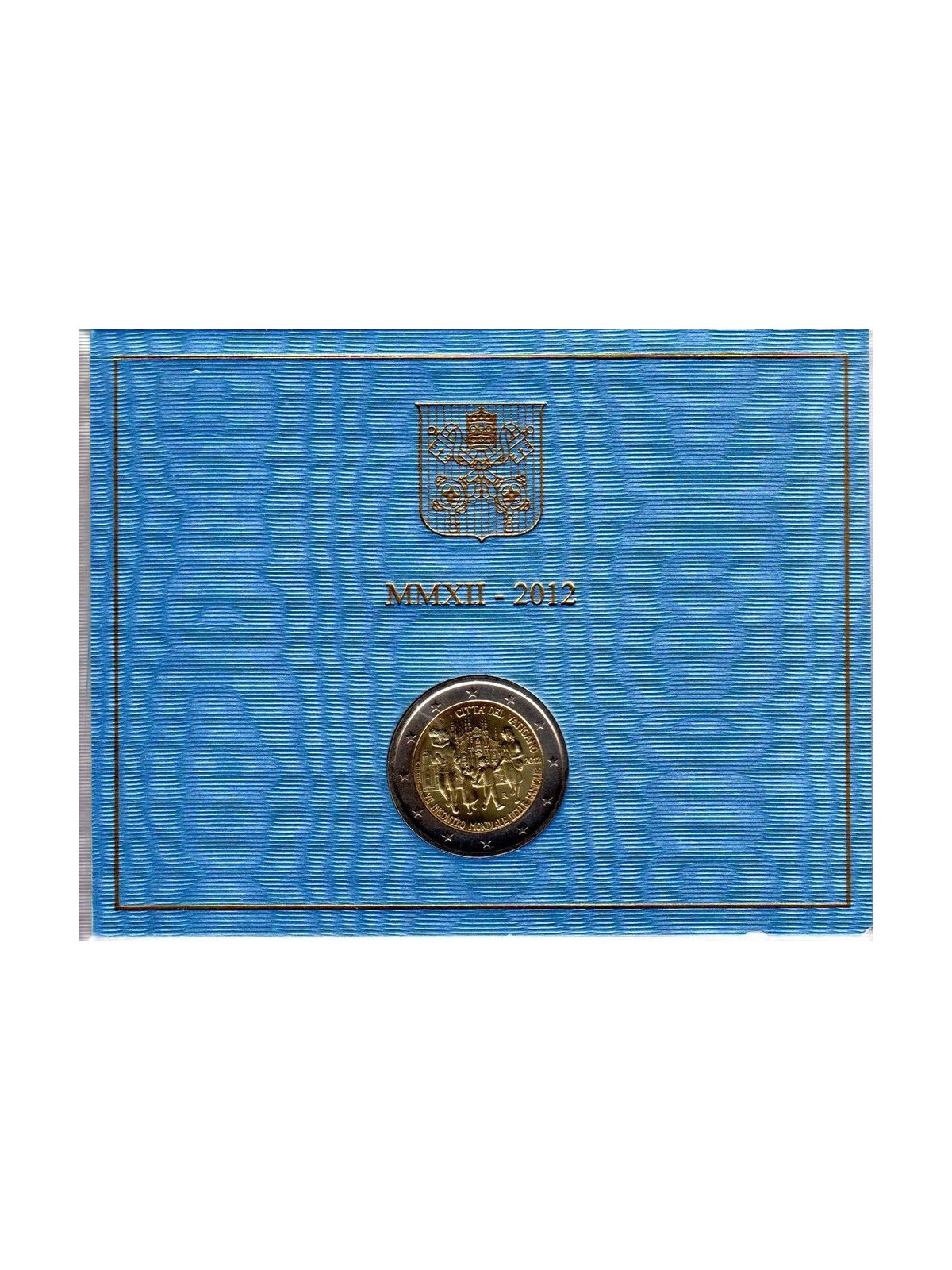 VATICAN 2012 World Meeting of Families, 2 euro commemorative FDC