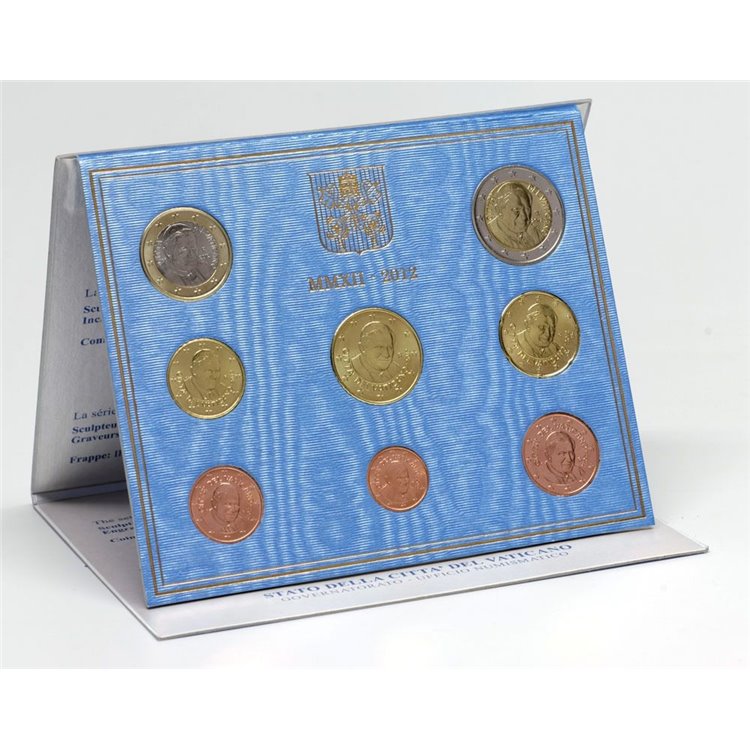 VATICANO 2012 Benedetto XVI Serie Divisionale 8 monete FDC