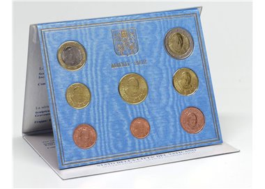 VATICAN 2012 Benedict XVI Divisional Set 8 coins FDC