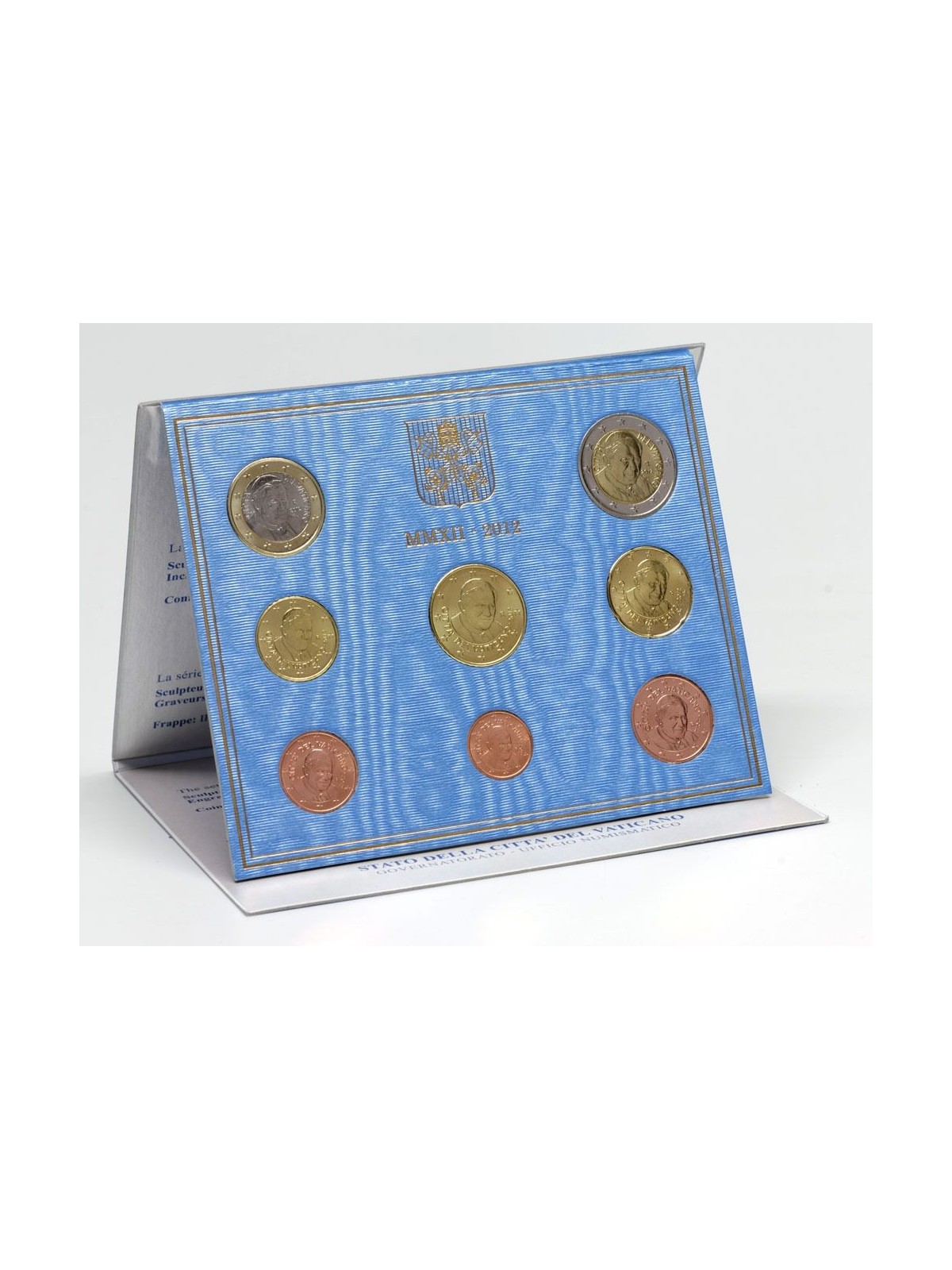 VATICAN 2012 Benedict XVI Divisional Set 8 coins FDC