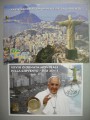 VATICAN 2013 World Youth Day, philatelic-numismatic cover