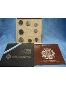 SAN MARINO 1973 Serie Divisionale 8 Monete FDC