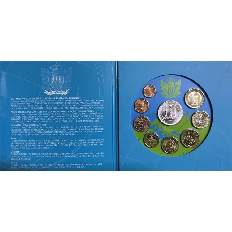SAN MARINO 2008 Serie Divisionale 9 Monete FDC