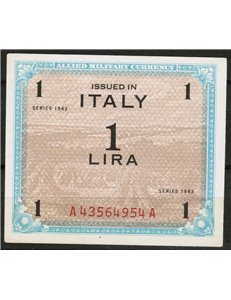 OCCUPAZIONE AMERICANA AMGOT 1 LIRA