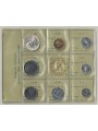 ITALY 1969 Divisional Set of 8 Coins FDC