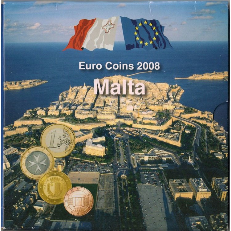 MALTA 2008 Divisional Set of 8 Coins UNC