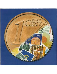BOLAFFI 2002 Euro Cent, Philatelic Numismatic Folder