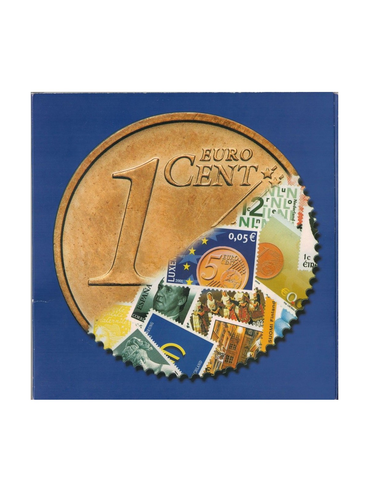 BOLAFFI 2002 Euro Cent, Folder Filatelico Numismatico