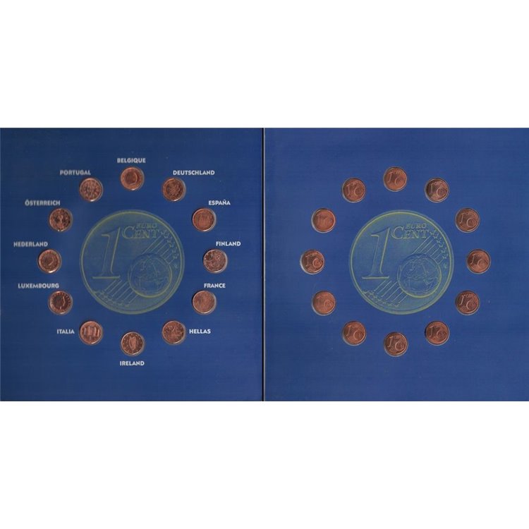 BOLAFFI 2002 Euro Cent, Folder Filatelico Numismatico