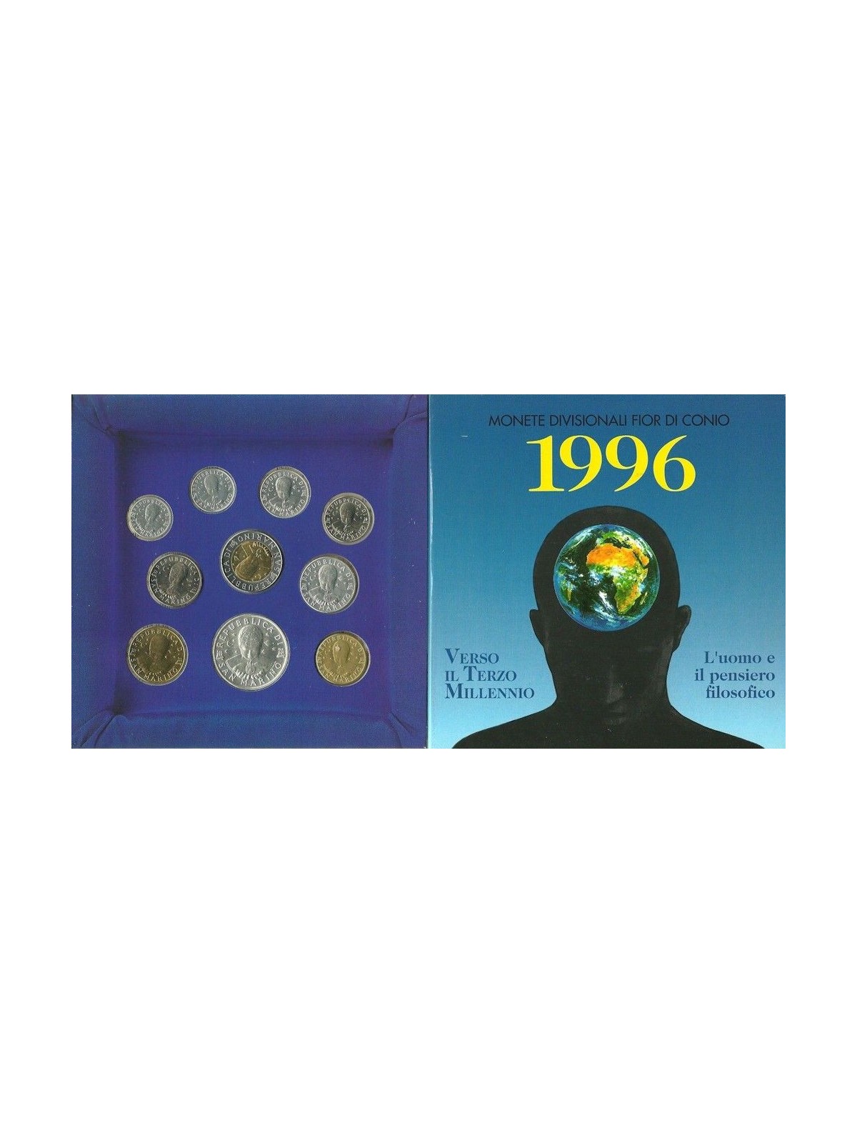 SAN MARINO 1996 Serie Divisionale 10 Monete FDC