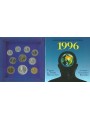 SAN MARINO 1996 Divisional Set of 10 Coins UNC