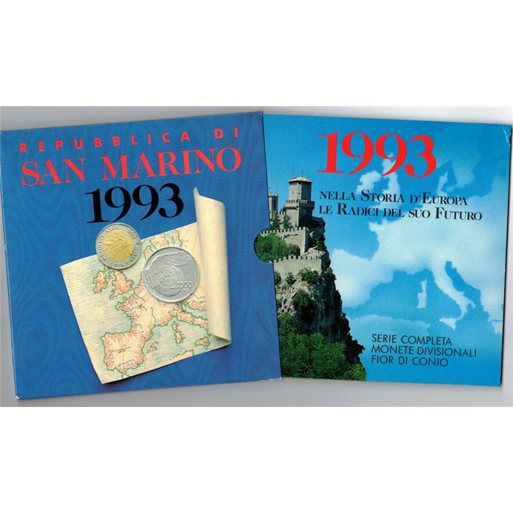 SAN MARINO 1993 Serie Divisionale 10 Monete FDC