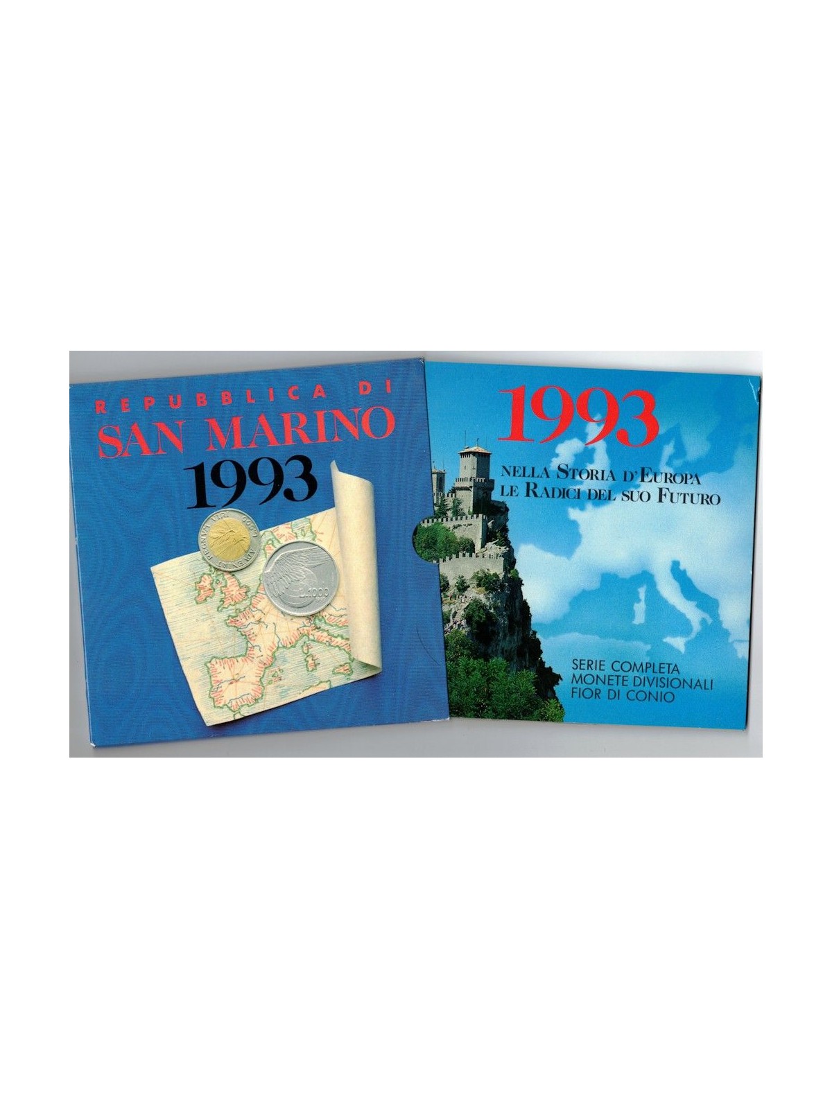 SAN MARINO 1993 Serie Divisionale 10 Monete FDC