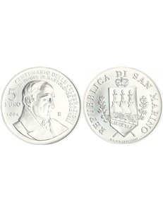 SAN MARINO 2004 Bartolomeo Borghesi (5€ silver) UNC