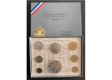 FRANCIA 1973 MONNAIE DE PARIS FLEURS DE COINS