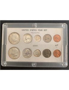 USA 1964 Philadelphia and Denver Mint Coin Set