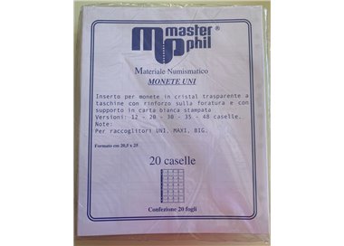 UNI 20-SECTION COIN INSERT - MASTER PHIL