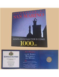 SAN MARINO 1997 Moneta £ 1.000 FDC