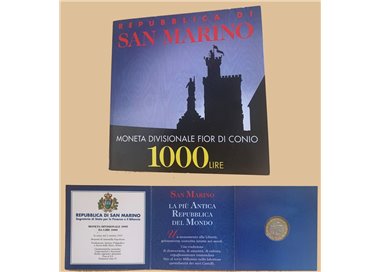 SAN MARINO 1997 Coin £1,000 UNC