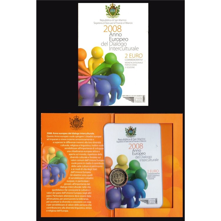 SAN MARINO 2008 € 2,00 FDC