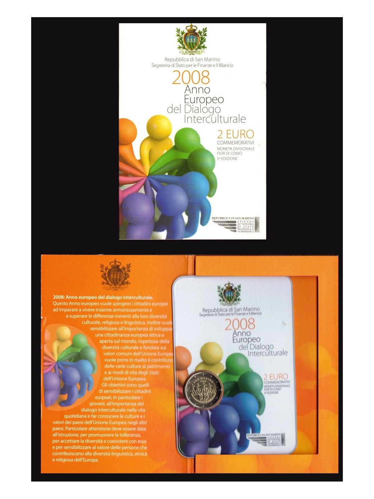 SAN MARINO 2008 € 2,00 FDC