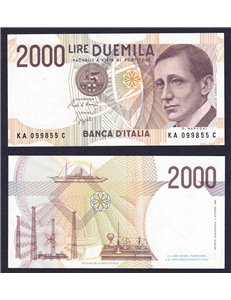 ITALIA 1990 Banconota £ 2.000 Decreto 3 Ottobre 1990 (circolata)