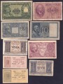 ITALY 1939/51 Lot of 9 banknotes