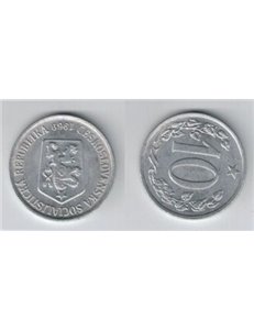 CZECHOSLOVAKIA 1969 10 Haleru KM 49.1