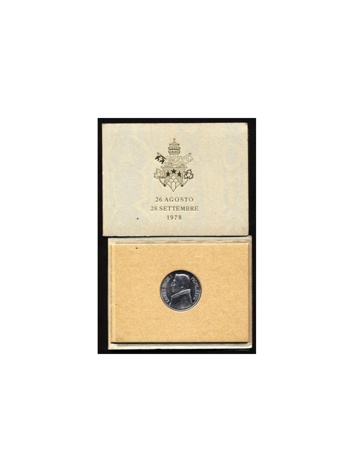 VATICAN 1978 John Paul I, 1000 £ in silver UNC