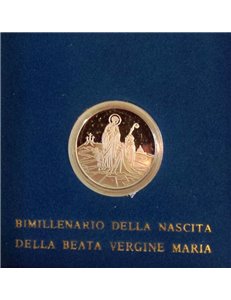 VATICANO 1984 Beata Vergine Maria, 500 £ in argento Proof
