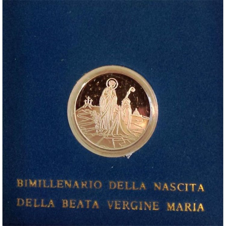 VATICANO 1984 Beata Vergine Maria, 500 £ in argento Proof