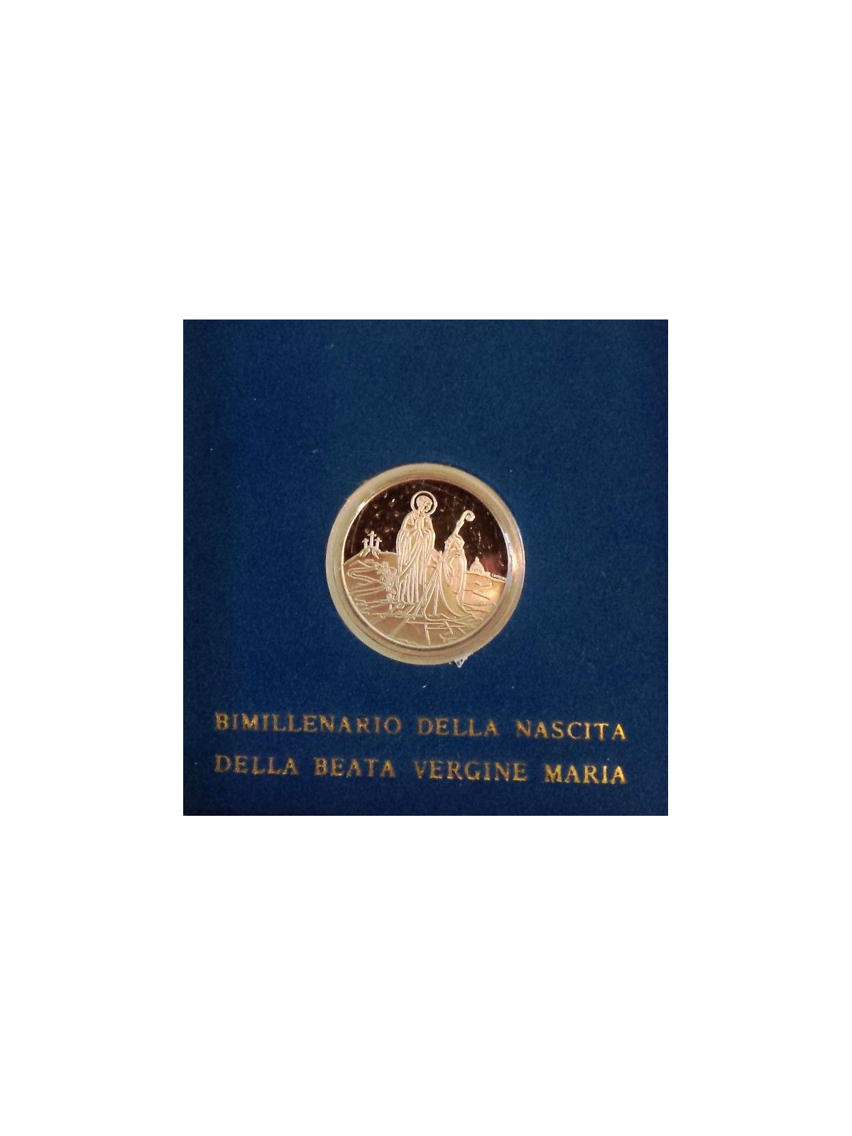 VATICANO 1984 Beata Vergine Maria, 500 £ in argento Proof