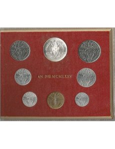 VATICANO 1975 Paolo VI, Anno Santo, 8 monete FDC