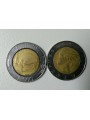 ITALIA 1982 Bicolore, bimetallico, moneta £ 500 FDC