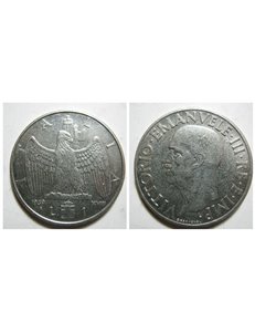 ITALY KINGDOM 1939 Empire, 1 £ coin VF