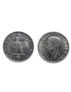 ITALY KINGDOM 1940 Empire, 1 £ coin VF