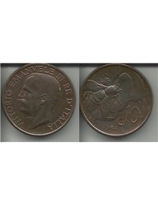 ITALY KINGDOM 1934 Ape, 10 cent coin BB VF