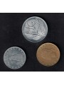 ITALY 1975 3 coins 5£ + 10£ + 20£ FDC UNC