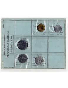 ITALIA 1976 Serie Divisionale 5 Monete FDC