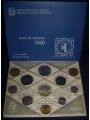 ITALY 1980 Divisional Set 10 Coins FDC