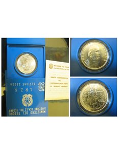 ITALIA 1982 Garibaldi, Moneta £ 500 in argento FDC