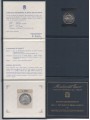 ITALY 1975 Michelangelo, £500 silver coin UNC