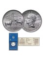 ITALIA 1981 Virgilio, Moneta £ 500 in argento FDC